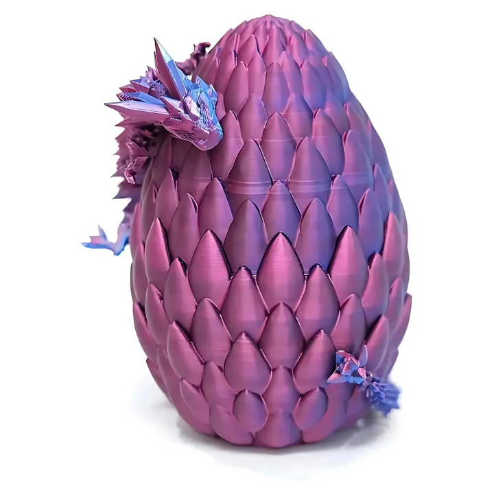 Drageegg Krystall Figur 3D Trykt Leketøy Luvikno