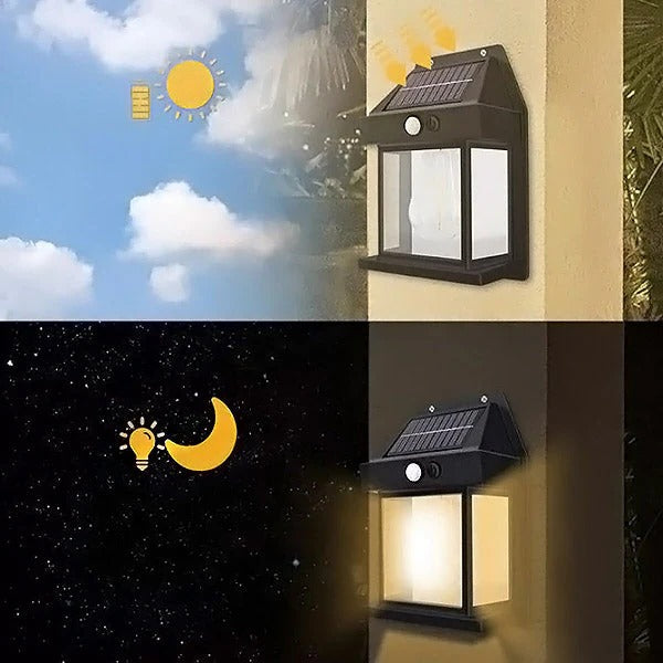 Luvikno | Utendørs solenergi LED-lamper med bevegelsessensor