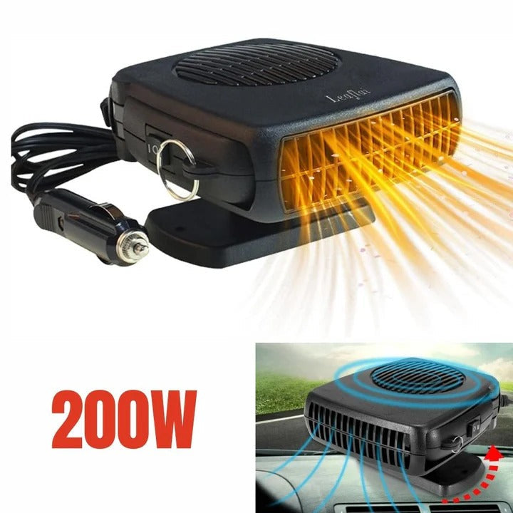 Luvikno | Bærbar 12V 150W/300W Keramisk Bilvarmer og Avfroser