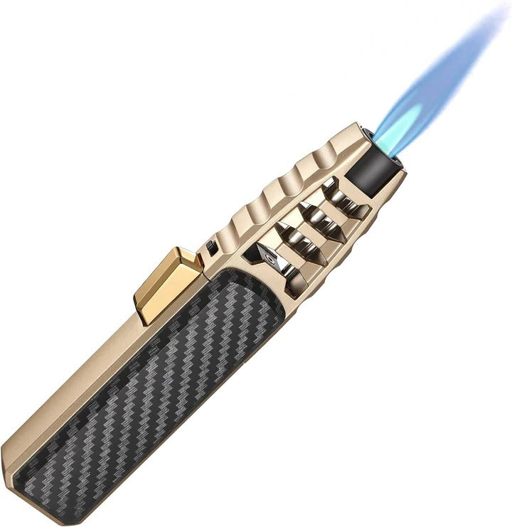 Luvikno | Justerbar Flamme Lighter – Blå Flamme for Kjøkken & Utendørsbruk