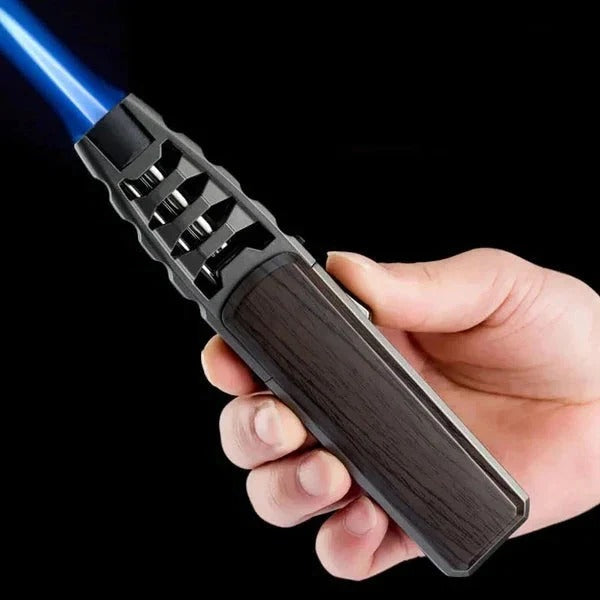 Luvikno | Justerbar Flamme Lighter – Blå Flamme for Kjøkken & Utendørsbruk