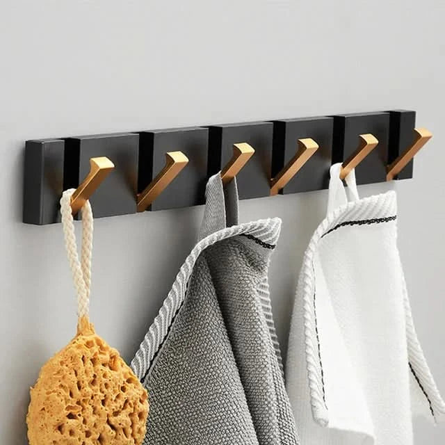 Luvikno | HOOKLUX – Foldbar vegghylle laget av aluminium, plassbesparende & allsidig