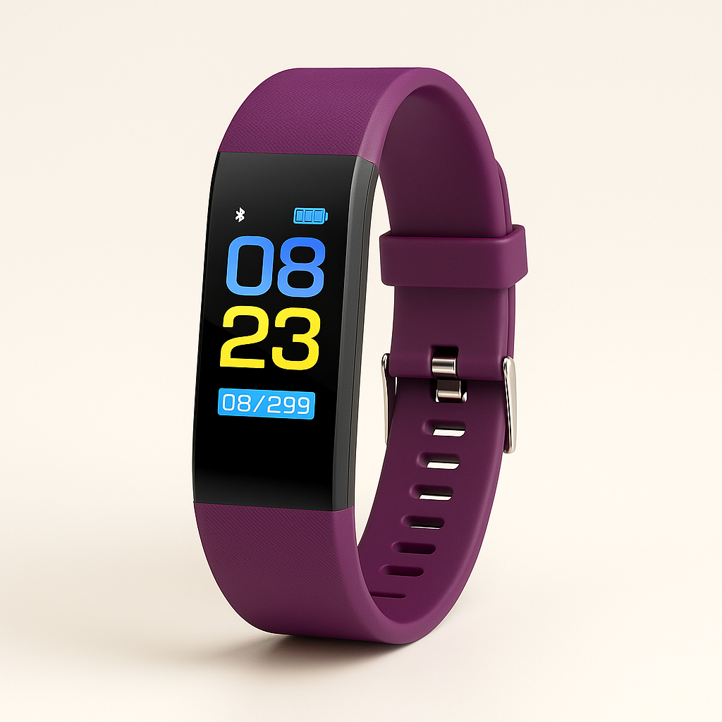 VitaWatch | Senior Smartwatch med Helsemonitor og Stort LED-skjerm | Luvikno