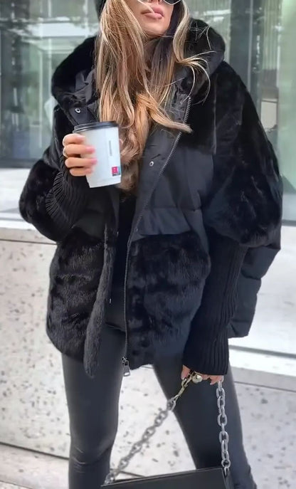 Luvik | Yleisön tyylikäs moderni bomber-takki hupulla