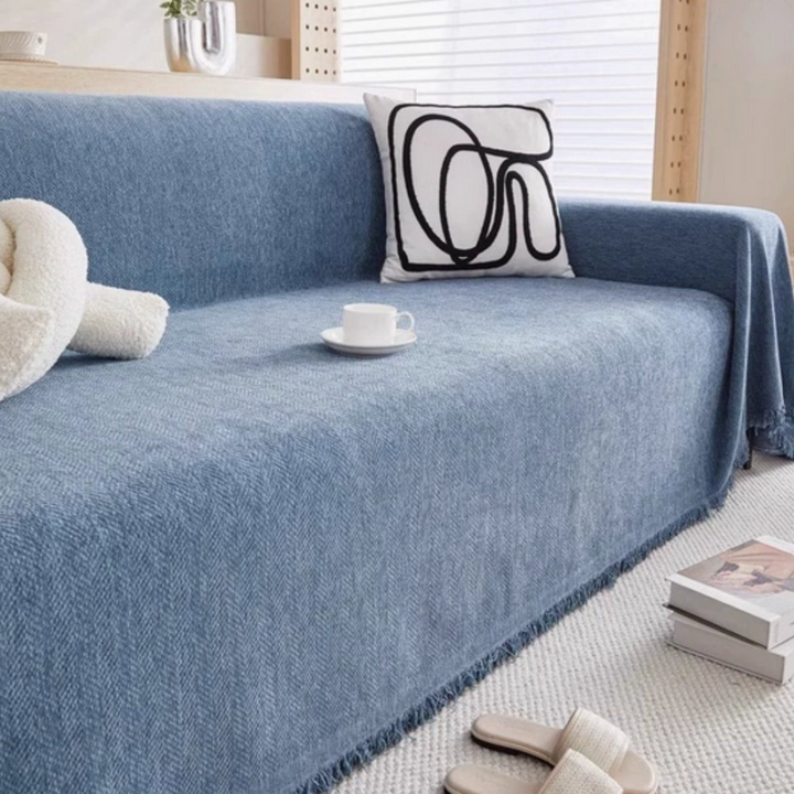 Sofa Deksel Holdbar Chenille Stoffbeskyttelse Luvikno