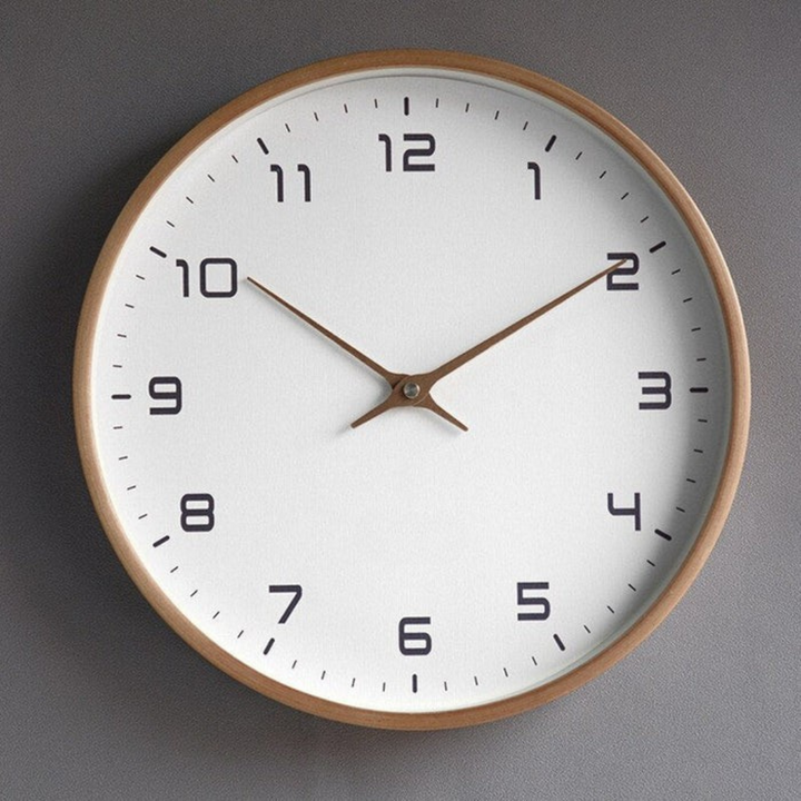 Tre Stille Veggklokke Moderne Design Luvikno