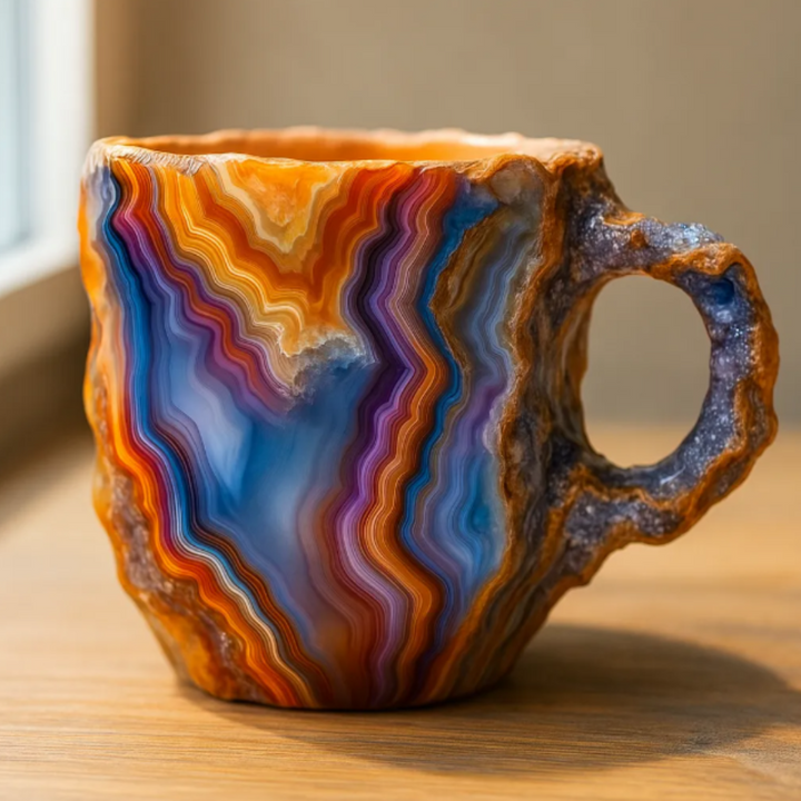 Krus Keramisk Krystall Effekt Kaffe Luvikno