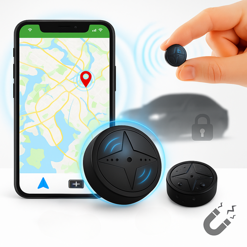GPS Kjøretøy Tracker Magnetisk Festesystem Luvikno