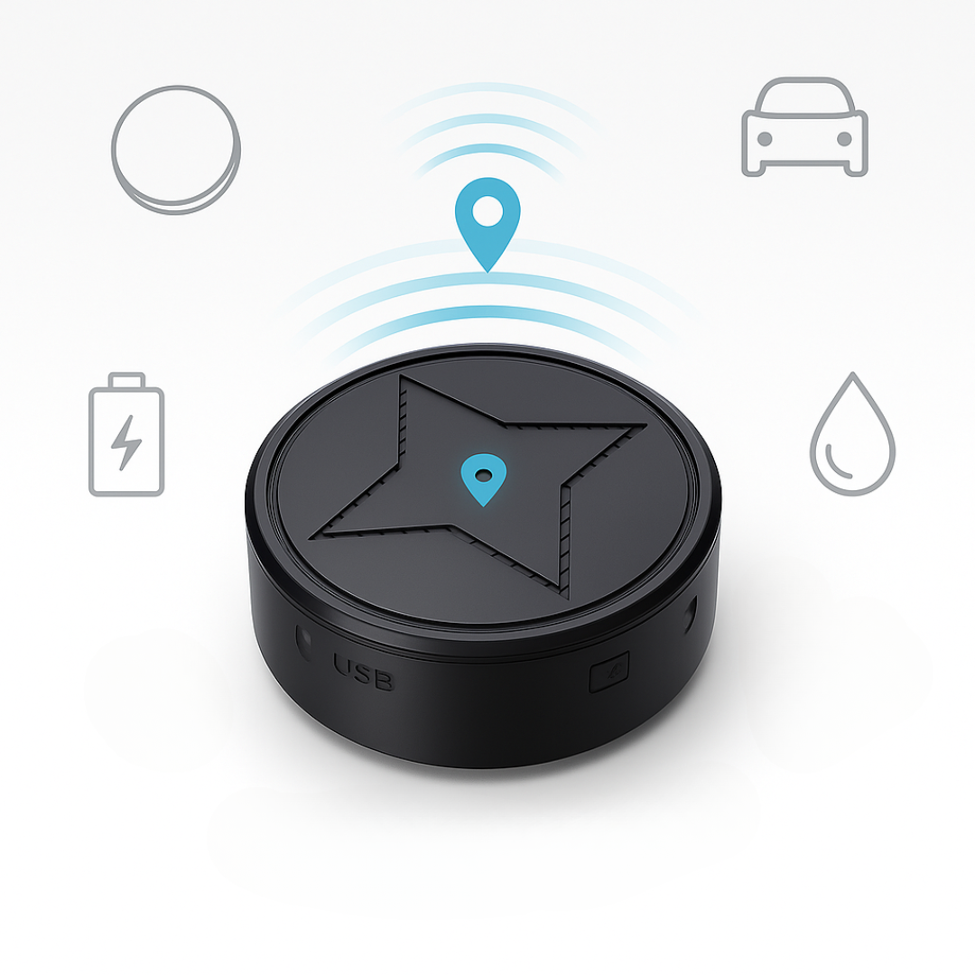 Mini GPS Kjøretøy Tracker Magnetisk Feste Luvikno