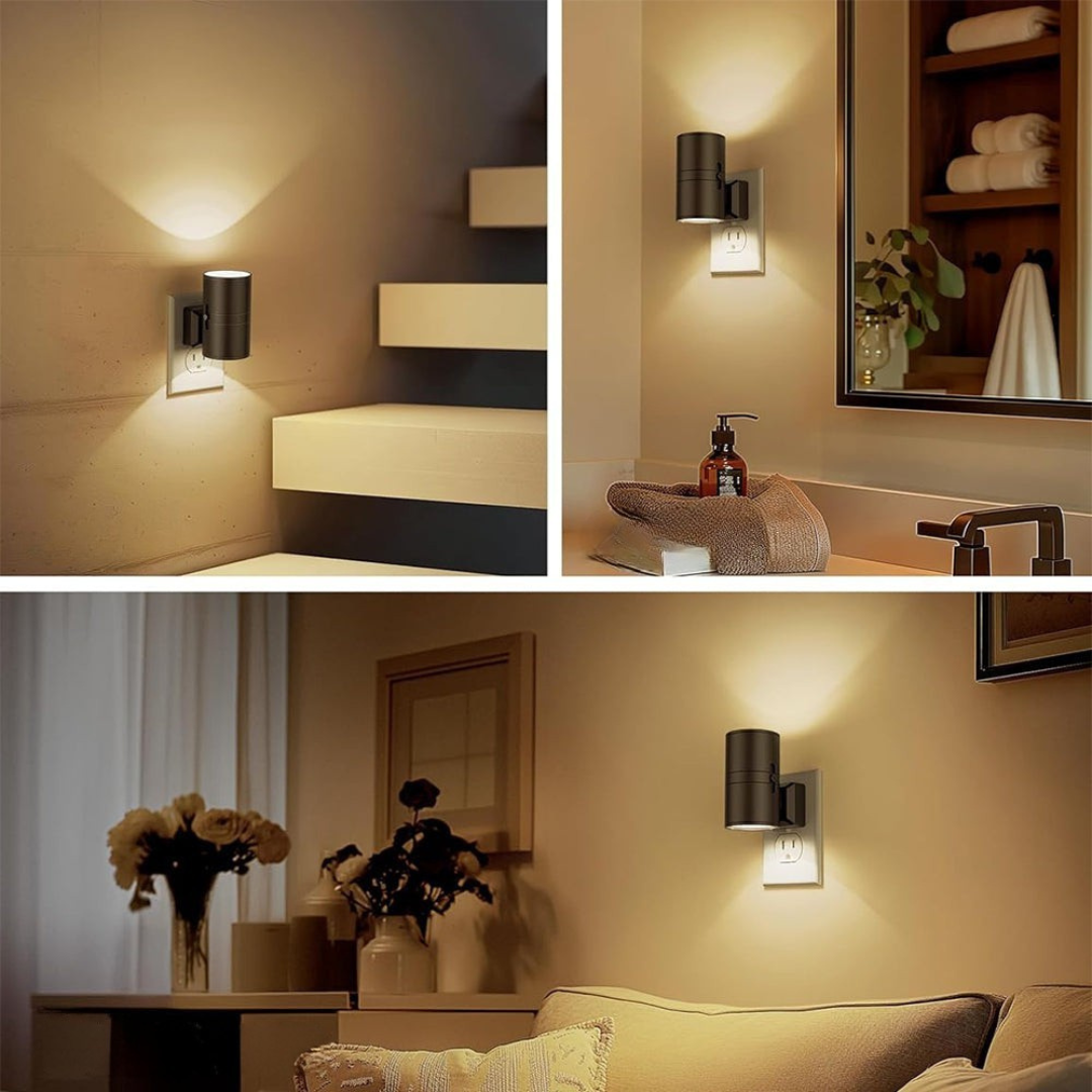 Vegglampe Moderne Plugg Inn Bevegelsessensor Lampe Luvikno