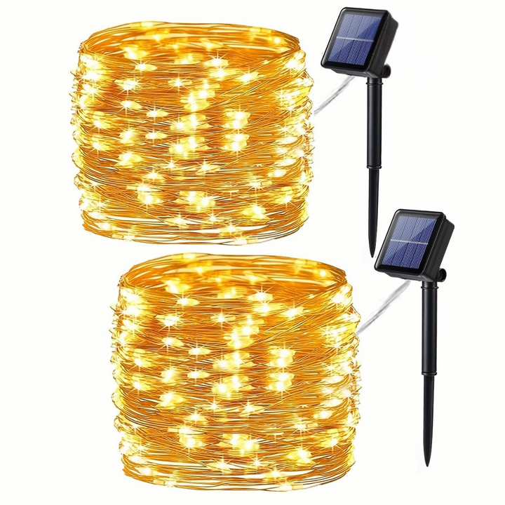 Fairy Lights Solar Utendørs Halloween Lyskjede Luvikno