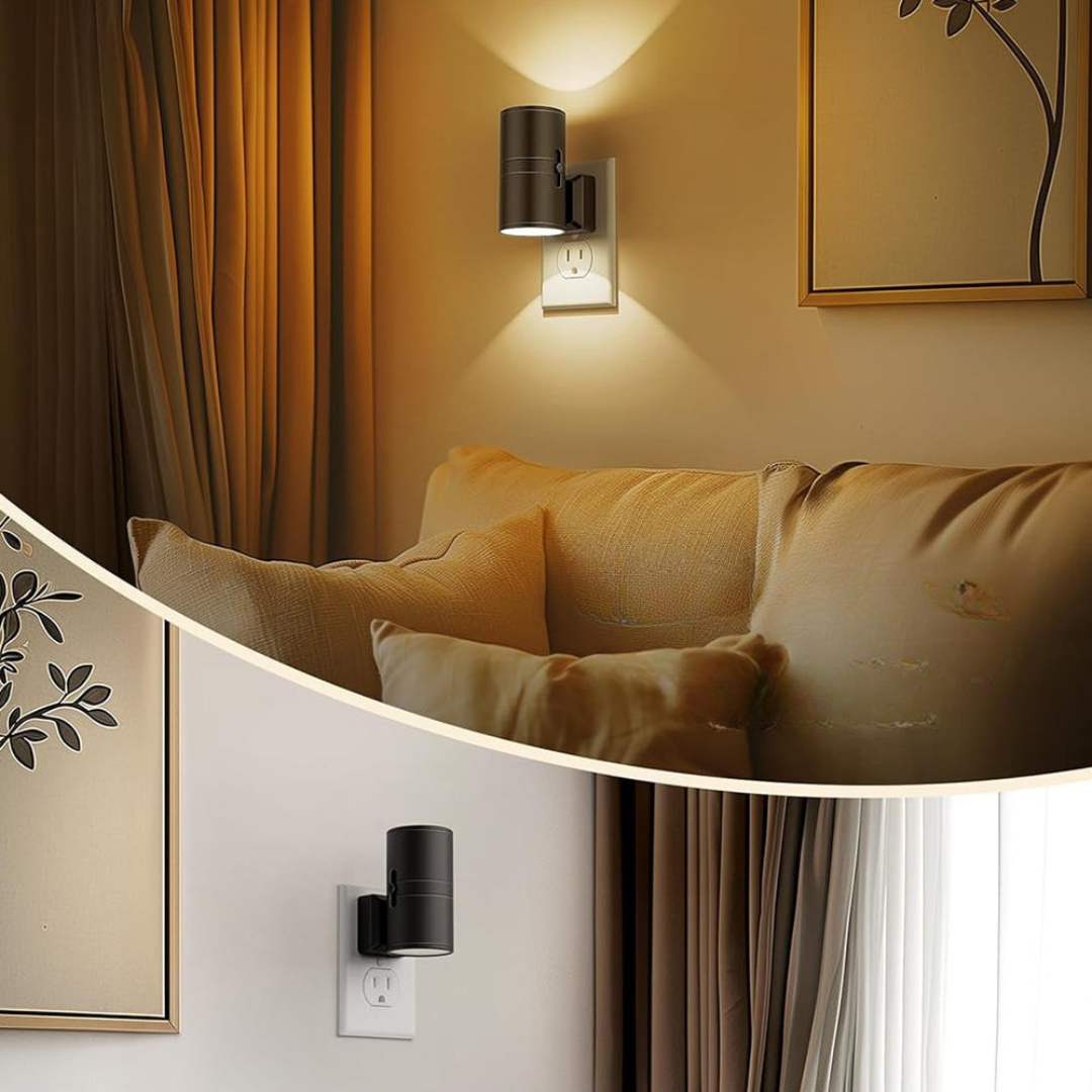 Vegglampe Moderne Plugg Inn Bevegelsessensor Lampe Luvikno