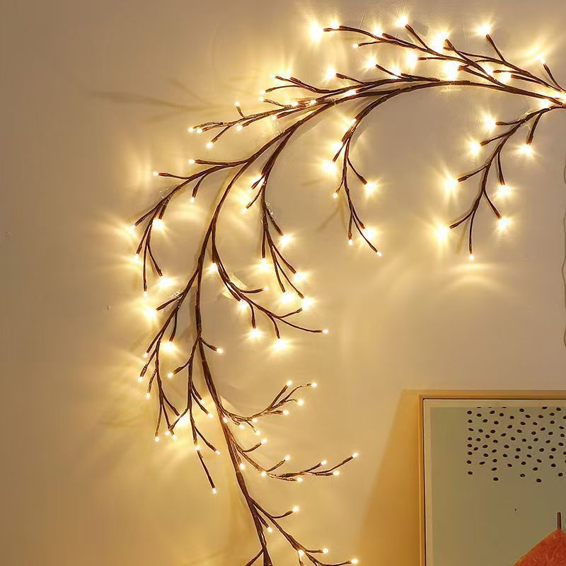 Glødende Tregren Dekor LED Vegglampe Luvikno