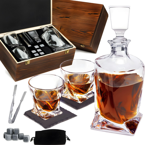 Luvikno | Luksus Krystall Prestige Pour Desiliter - Luksus Krystall Whisky Sett