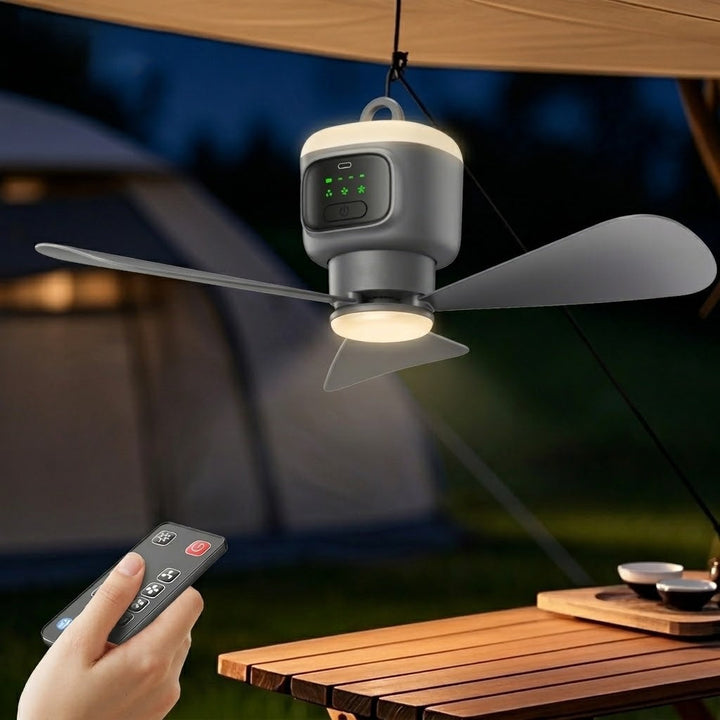 Hjem Cool Bærbar Oppladbar RC Hengevifte Lampe | Luvikno