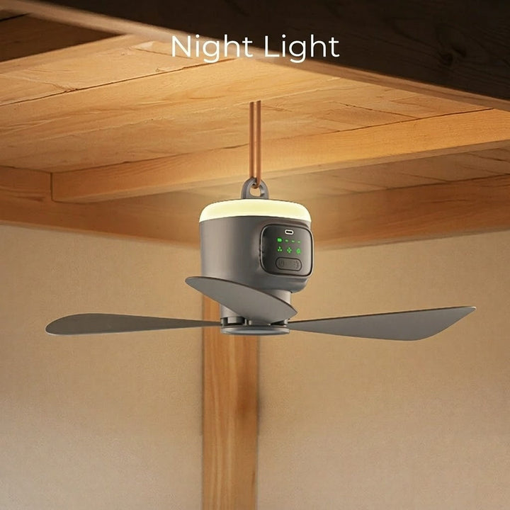 Hjem Cool Bærbar Oppladbar RC Hengevifte Lampe | Luvikno