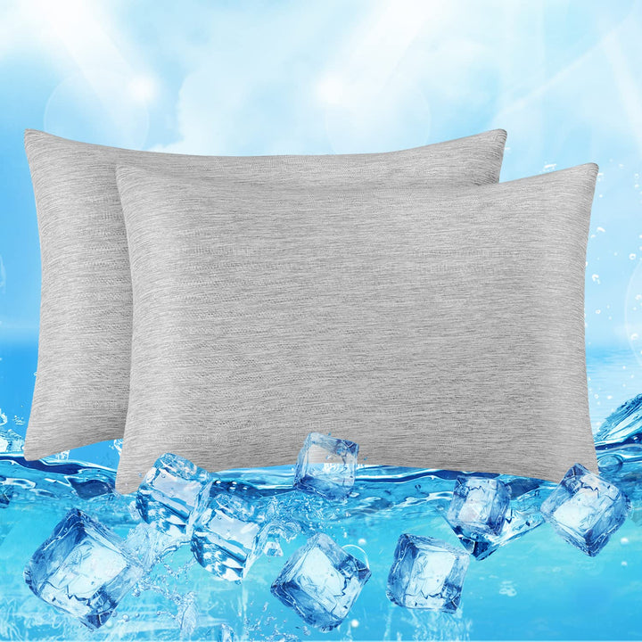 Revolusjonerende Grå Kjølepillowcase Sett av 2 – Pro Q-Max 0.4 | Luvikno