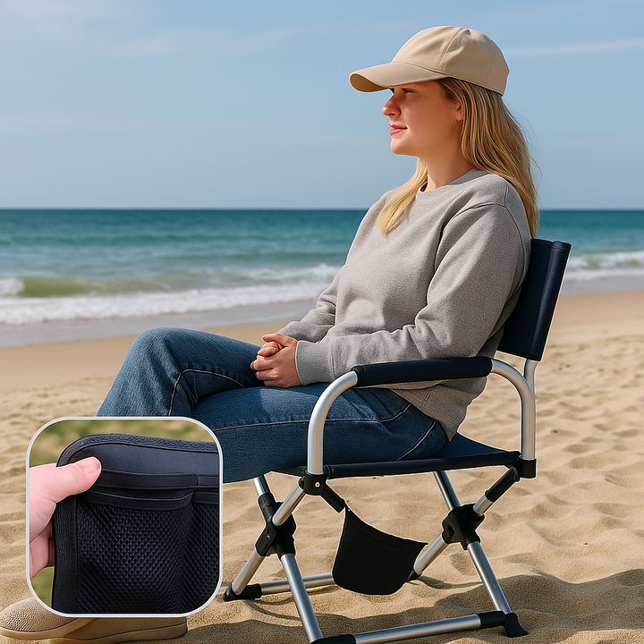 Chill & Go Lettvekt Foldsbar Utendørs Camping Stol | Luvikno