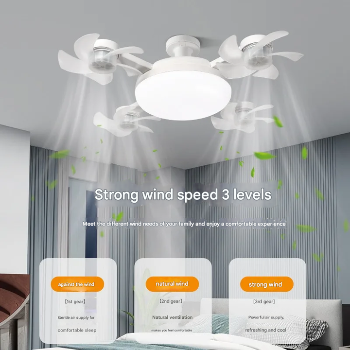Multi Cooler Fast Ceiling LED Fan Light | Luvikno
