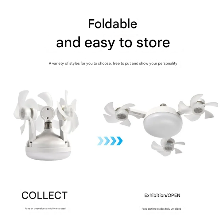 Multi Cooler Fast Ceiling LED Fan Light | Luvikno