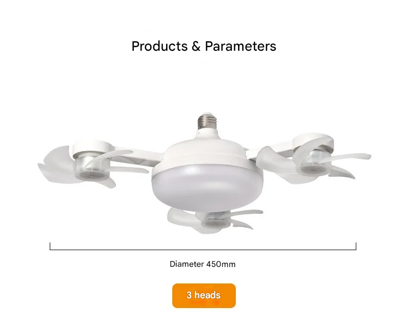 Multi Cooler Fast Ceiling LED Fan Light | Luvikno