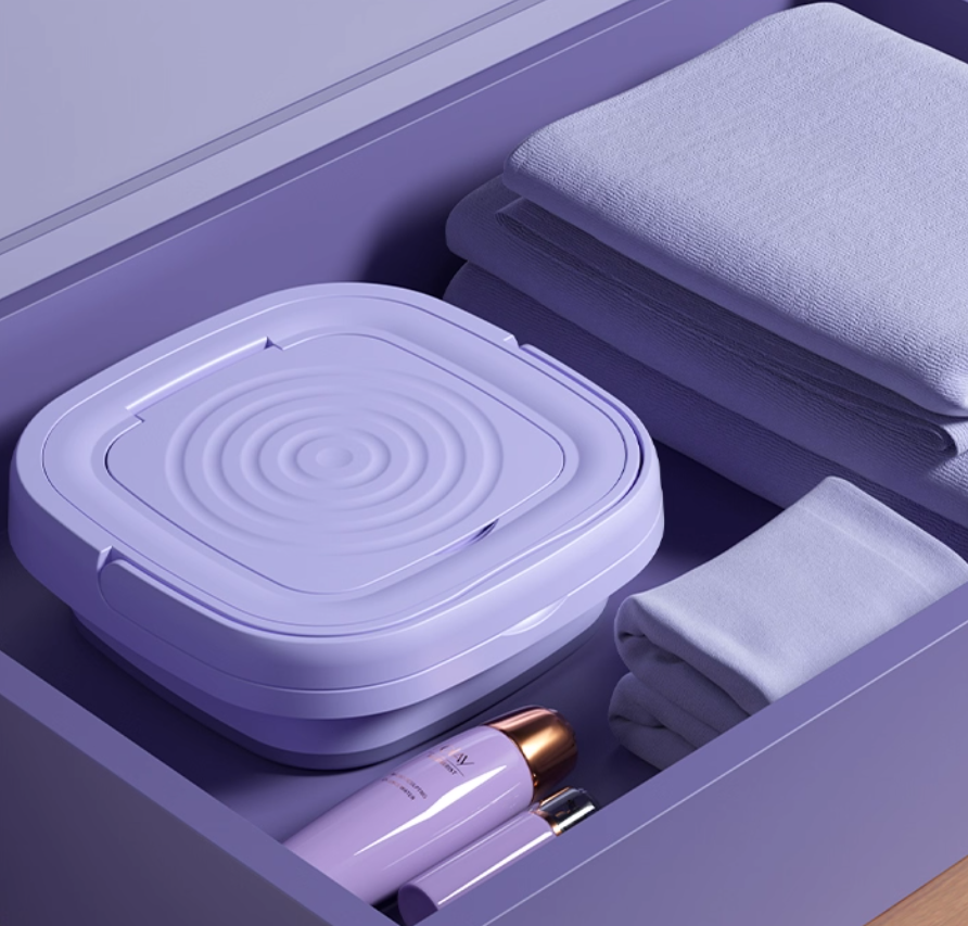 Reisevennlig Bærbar Sammenleggbar Automatisk Vaskemaskin | Luvikno