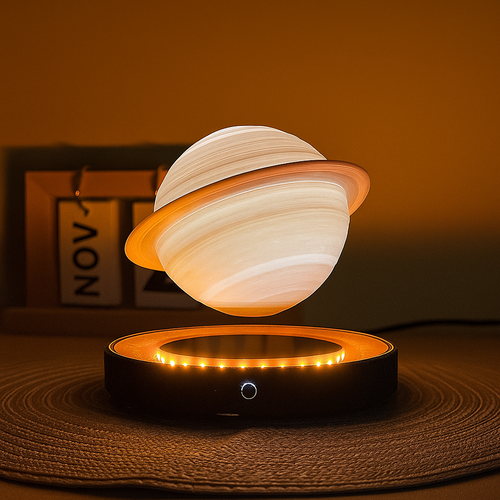 3D Saturn Space Lover Magnetisk Flytende Lampe | Luvikno