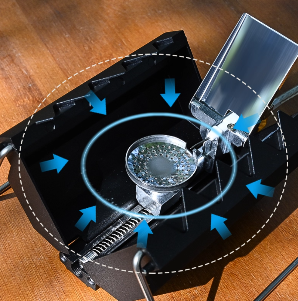 Quick-Fold Camping Gas Stove | Luvikno