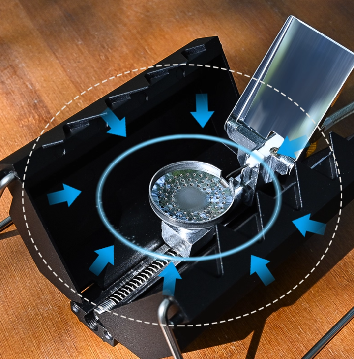 Quick-Fold Camping Gas Stove | Luvikno