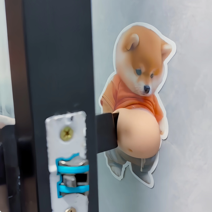 Chubby Shiba Silikon Klistremerke Beskytter | Luvikno