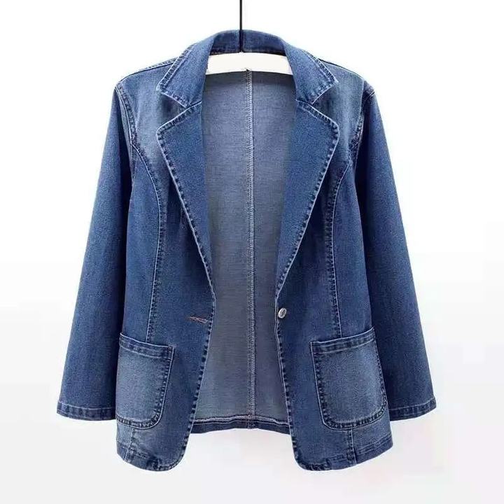Luvik | Tyylikäs Denim Bleiseri