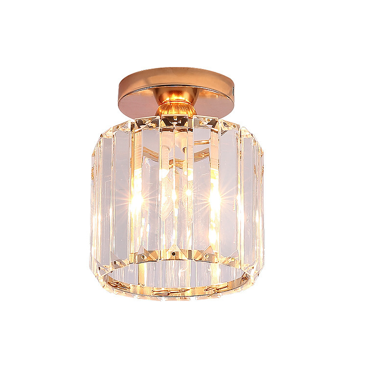 Taklampe Krystall Flush Mount Moderne Armatur Luvikno