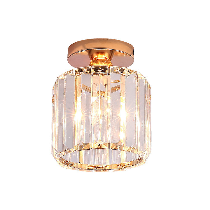 Taklampe Krystall Flush Mount Moderne Armatur Luvikno