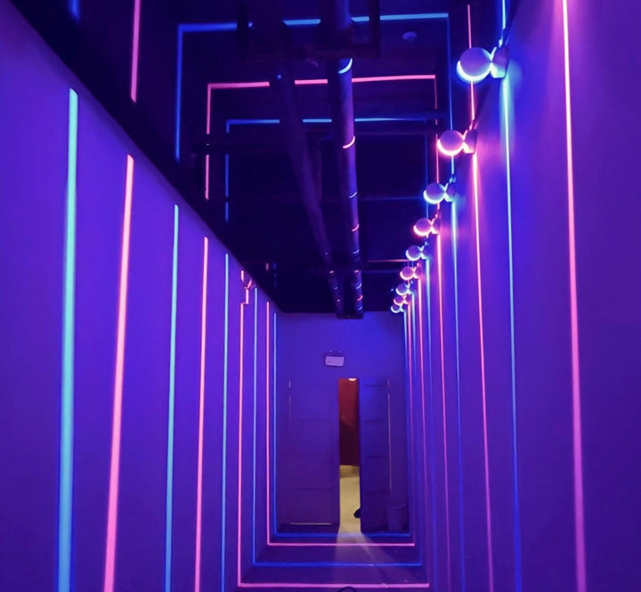 Luvikno | Lumina Ambiance Lys - Moderne LED Vindu Karm Belysning med 360-Graders Atmosfære
