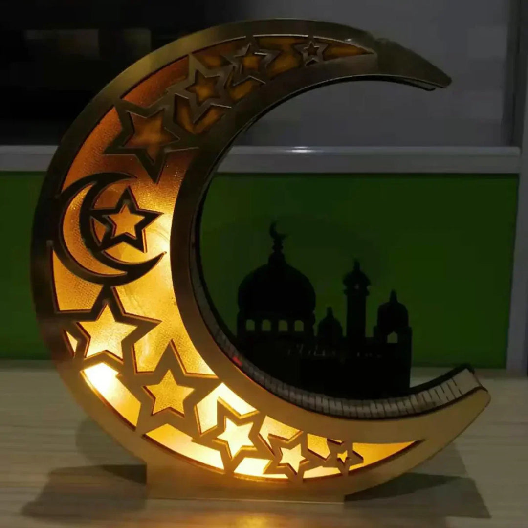 Moderne Moon LED-belysning for hjem Luvikno