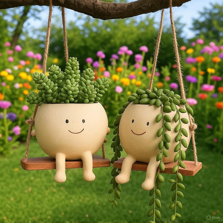 Happy Buddy Hengende Plantepotte | Luvikno