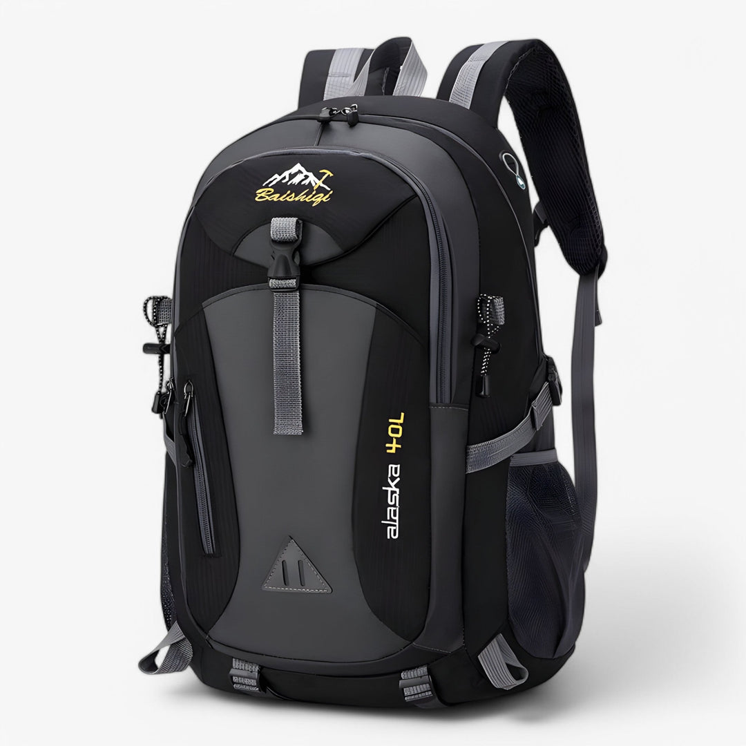 Luvikno | Vanntett Utendørs Ryggsekk – Holdbar Reise Ryggsekk for Fotturer, Camping & Pendling