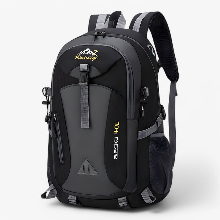 Luvikno | Vanntett Utendørs Ryggsekk – Holdbar Reise Ryggsekk for Fotturer, Camping & Pendling