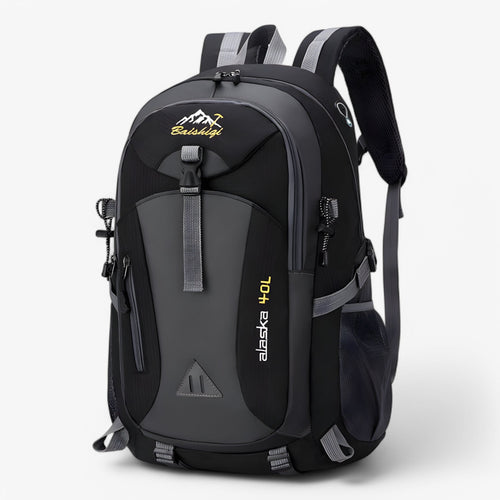 Luvikno | Vanntett Utendørs Ryggsekk – Holdbar Reise Ryggsekk for Fotturer, Camping & Pendling