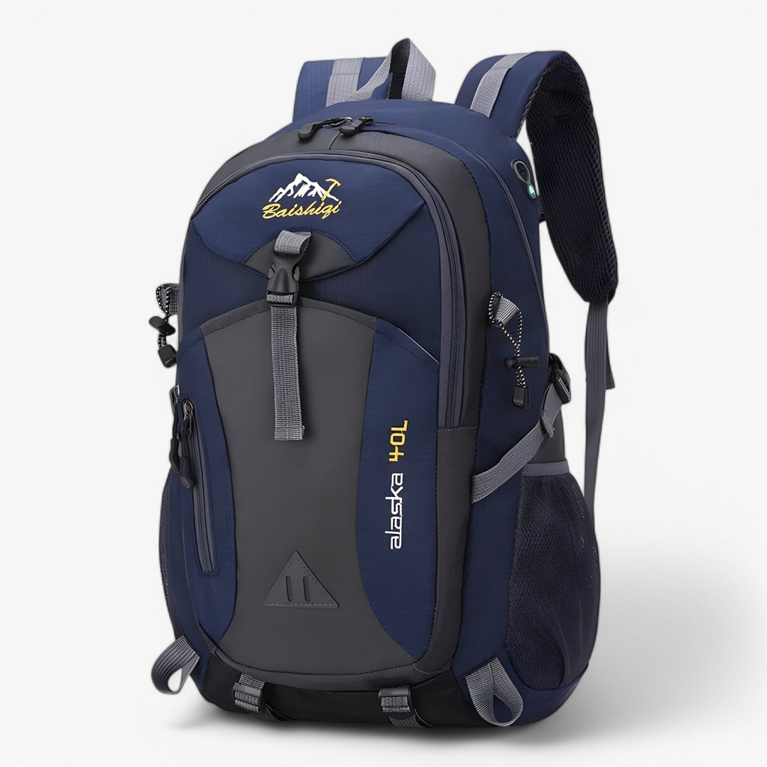 Luvikno | Vanntett Utendørs Ryggsekk – Holdbar Reise Ryggsekk for Fotturer, Camping & Pendling
