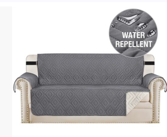 Quilted Sofa Cover Pet Protector Throw Waterproof Sofa Slip Covers 1/2/3 Settee Luvikno