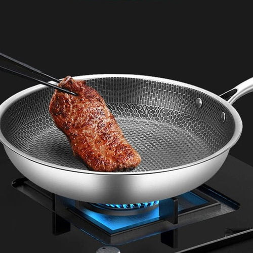 Luvikno | Non-Stick Rustfritt Stål Stekepanne