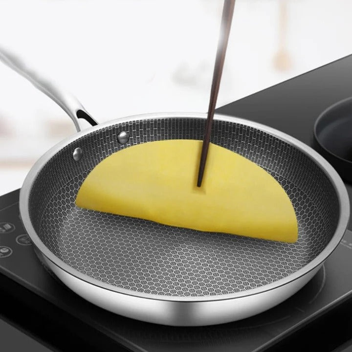 Luvikno | Non-Stick Rustfritt Stål Stekepanne