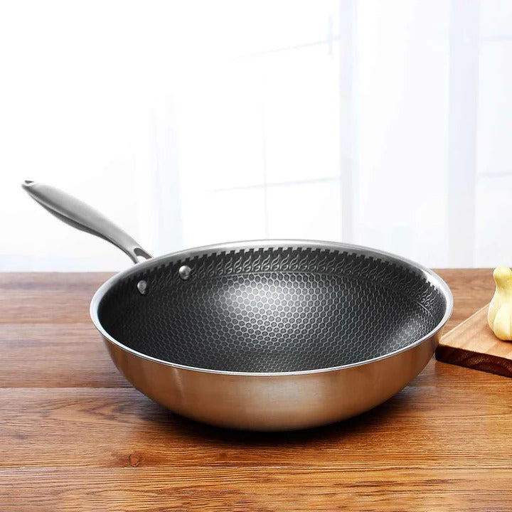 Luvikno | Non-Stick Rustfritt Stål Stekepanne