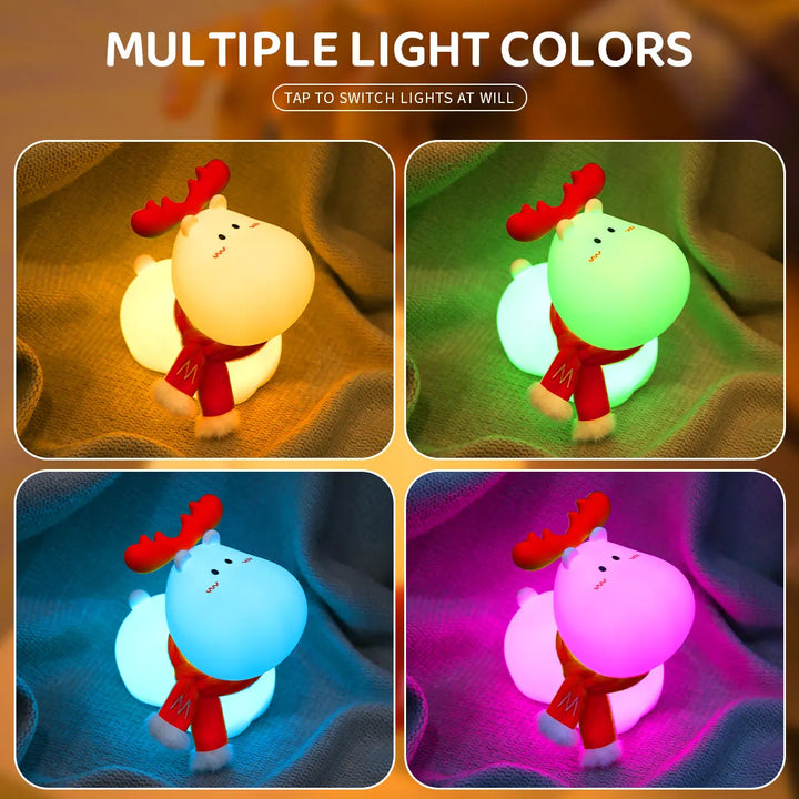 Magisk LED Reinsdyr Nattlys - GlowDeer | Luvikno