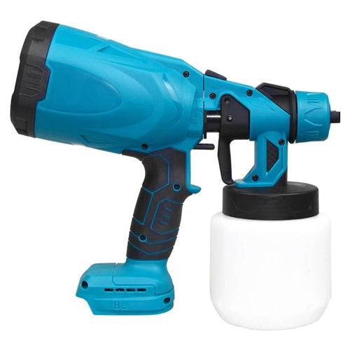 Luvikno | PaintPro | Trådløs høytrykk sprøytepistol 1000ML sprøytepistol for Makita 18V batteri
