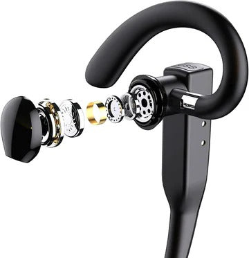 Luvikno | Trucker Dual Mic Trådløst Bluetooth 5.1 Støydempende Hodesett/Ørepropp