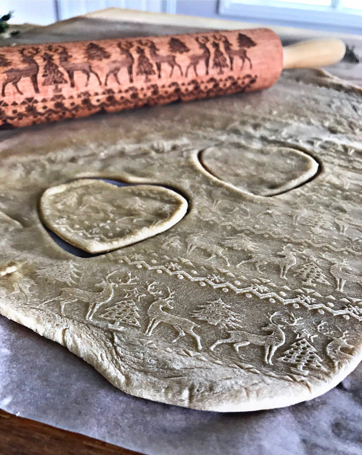 Embossed Holiday Rolling Pins | Luvikno