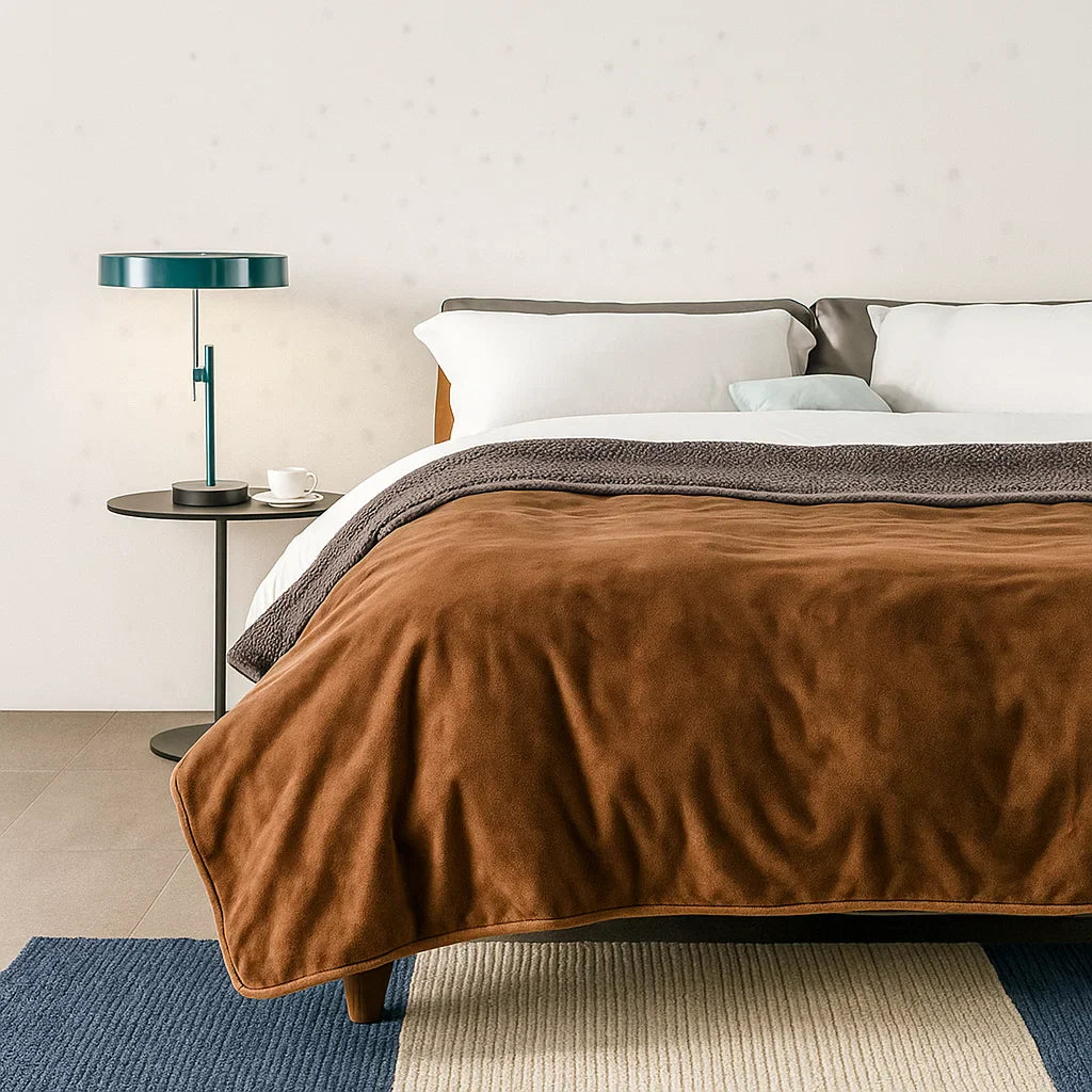 Vanntett Fleece Teppe Sofa Beskyttende Kast Luvikno