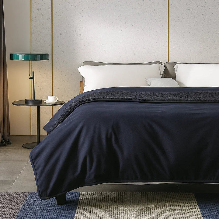 Vanntett Fleece Teppe Sofa Beskyttende Kast Luvikno